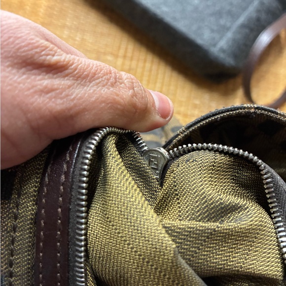 Vintage Fendi Zucca Baquette Shoulder Bag - Picture 6 of 11